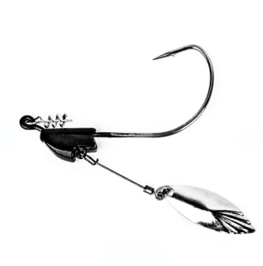 Black Bladed Swimbait Hooks - Qty 5/pack