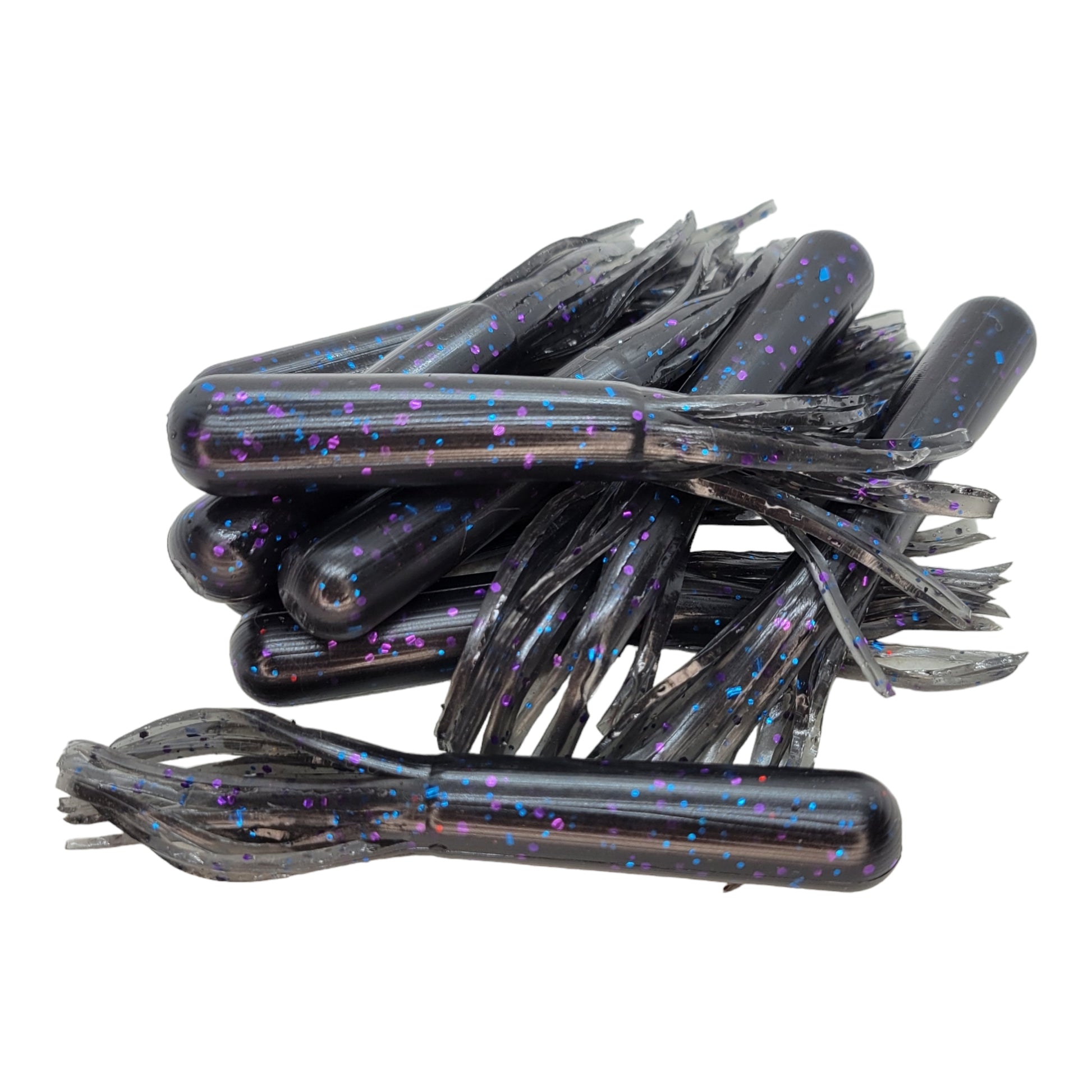 4 Ribbed Paddle Tail Swim Bait / Trailer - Qty 10/pack – Floofy Newfie  Tackle