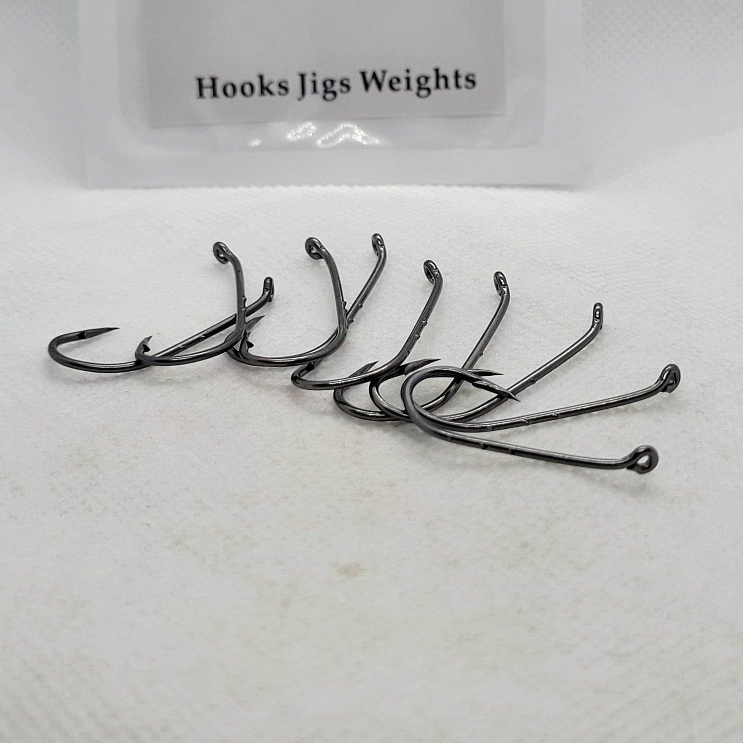 Drop shot hooks with turned down eye - 10/pk