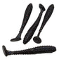 3.5" Ribbed Paddle Tail Swim Bait / Trailer  - Qty 10/pack