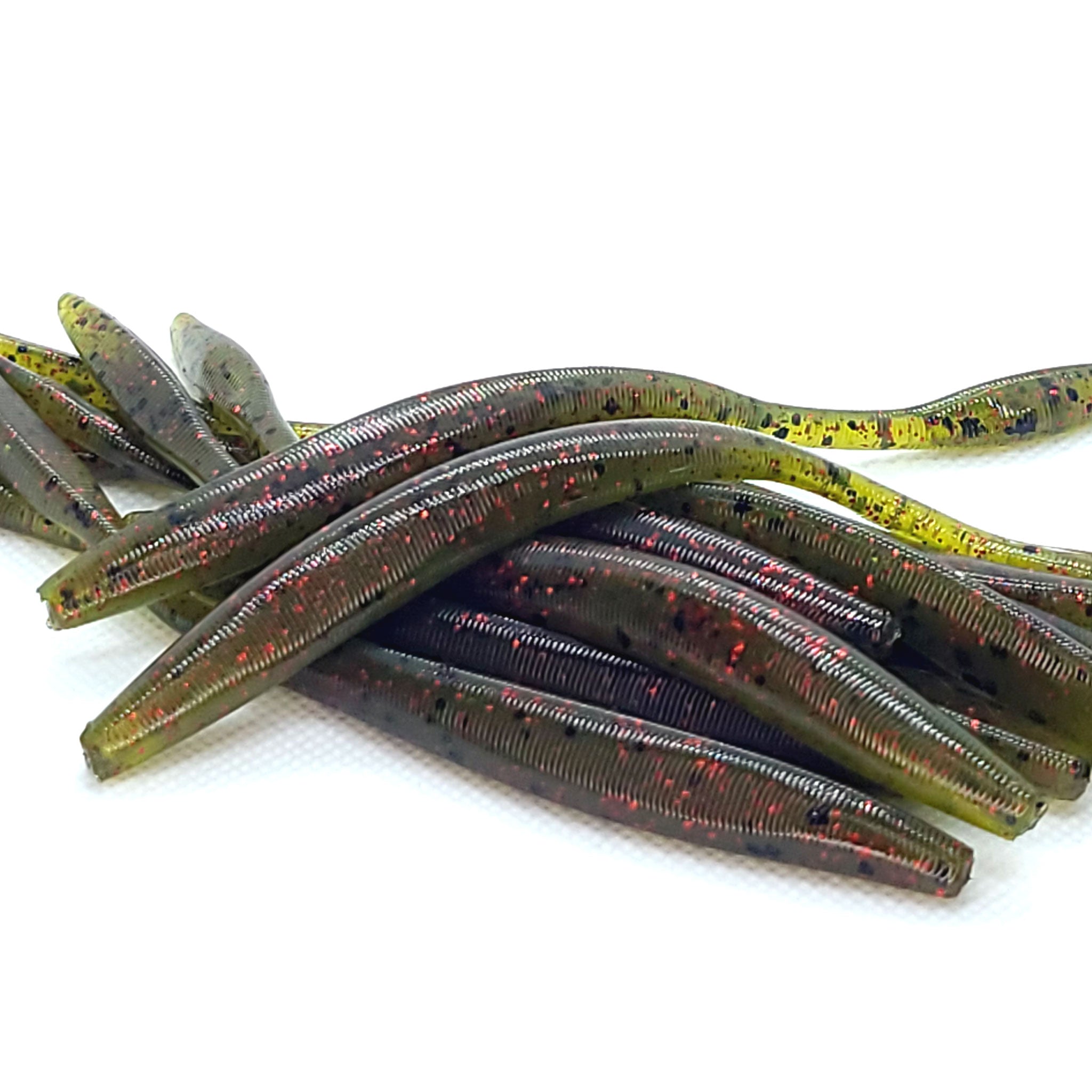 5.25 Floating Finesse Worm - Qty 10/pack – Floofy Newfie Tackle