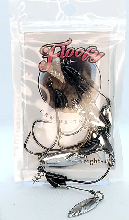 Black Bladed Swimbait Hooks - Qty 5/pack